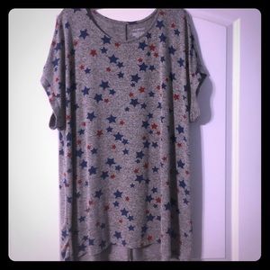 ⭐️ Lane Bryant Americana Stars Swing Tee 22/24 ⭐️